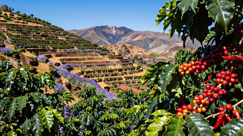 vivid high altitude peruvian coffee