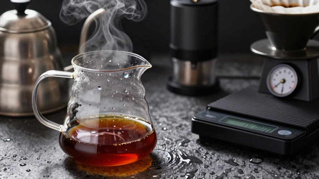 water quality affects manual brew
