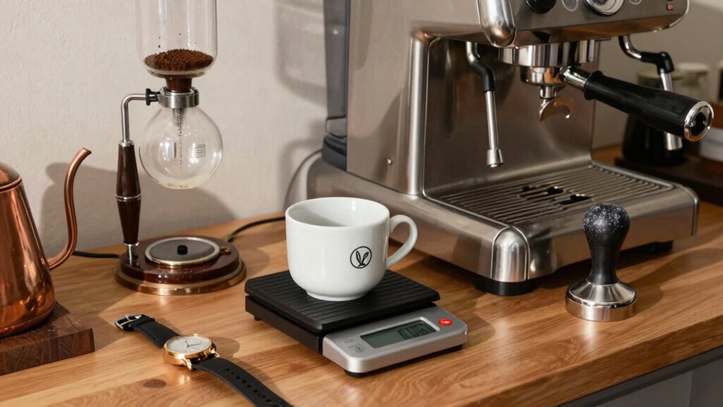 weigh coffee water precisely
