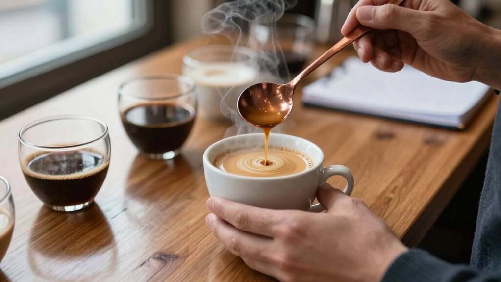 wet cup aroma retronasal slurp timing